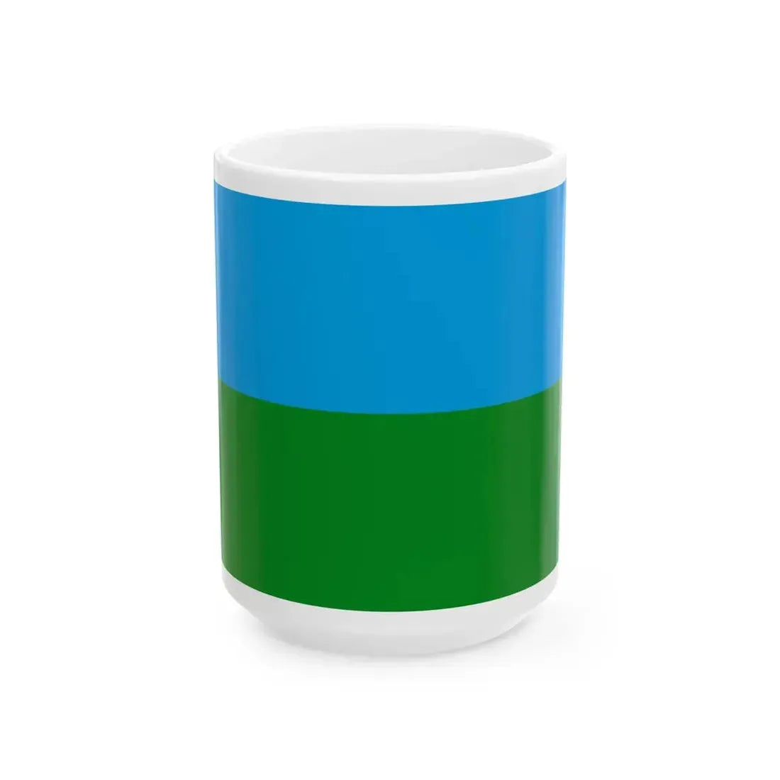 Flag of Riccione (Italy) White Coffee Mug 15oz - Go Mug Yourself