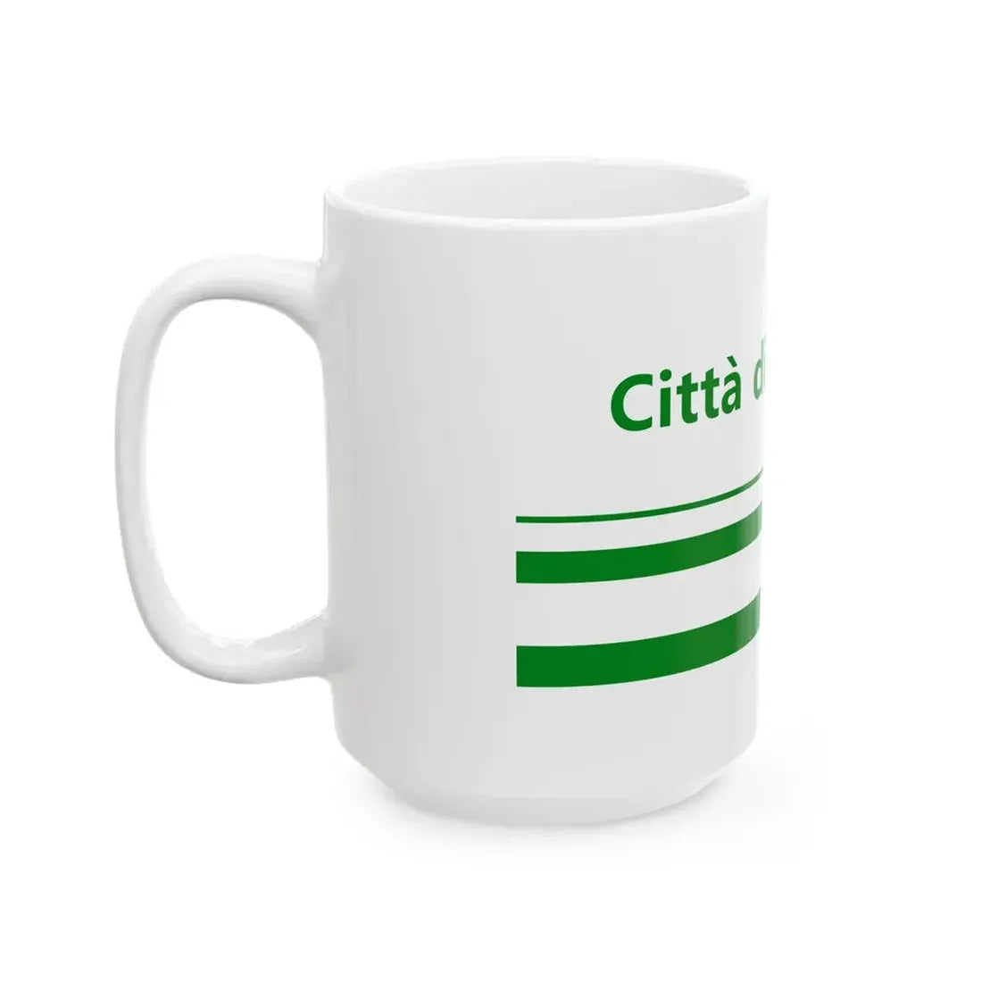 Flag of Riccione Variant (Italy) White Coffee Mug - Go Mug Yourself