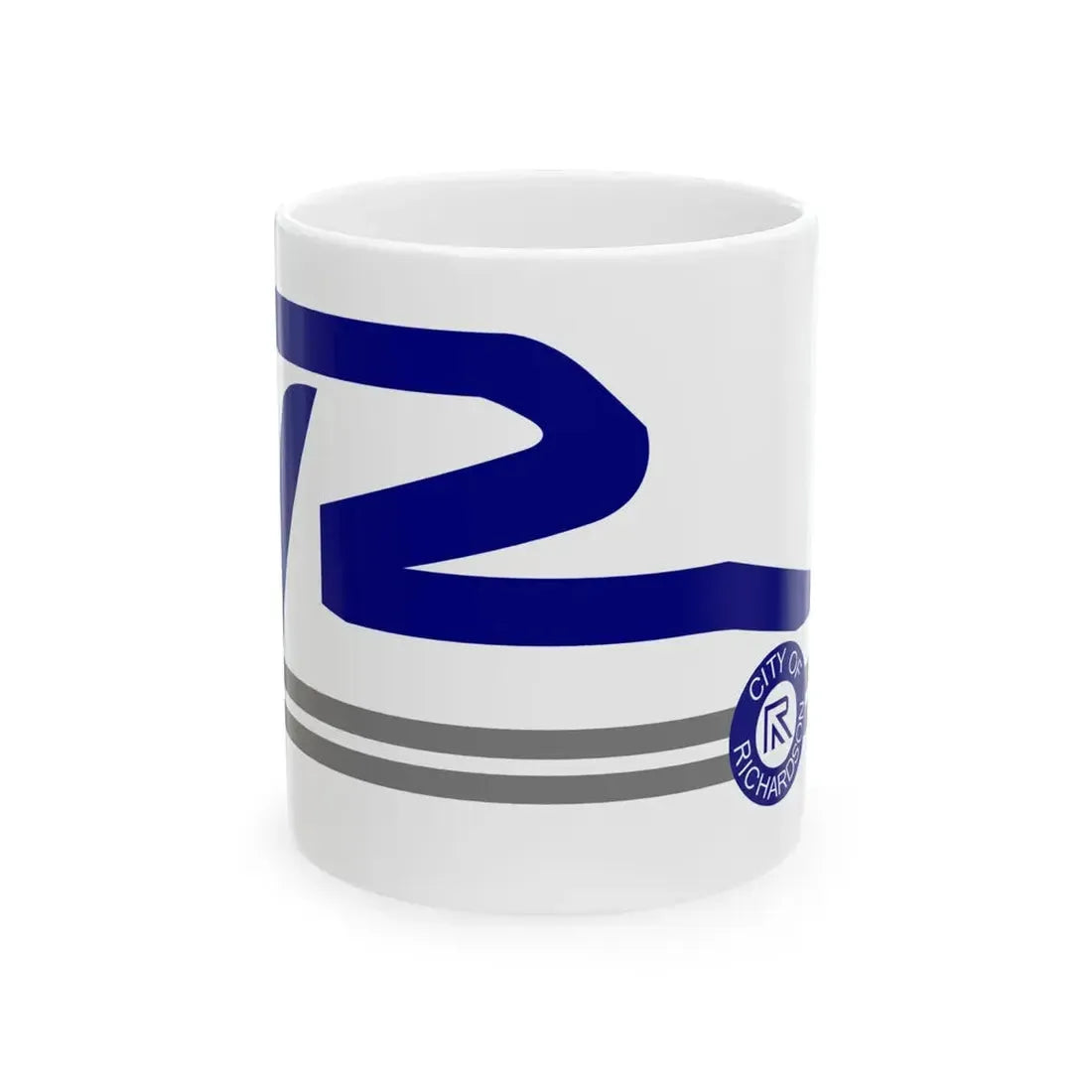 Flag of Richardson Texas (United States) White Coffee Mug 11oz - Go Mug Yourself