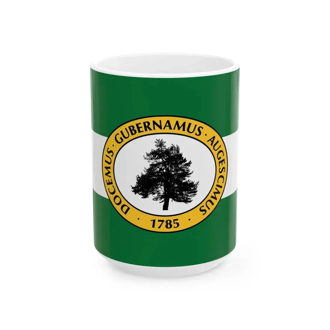 Flag of Richland County South Carolina (United States) White Coffee Mug 15oz - Go Mug Yourself