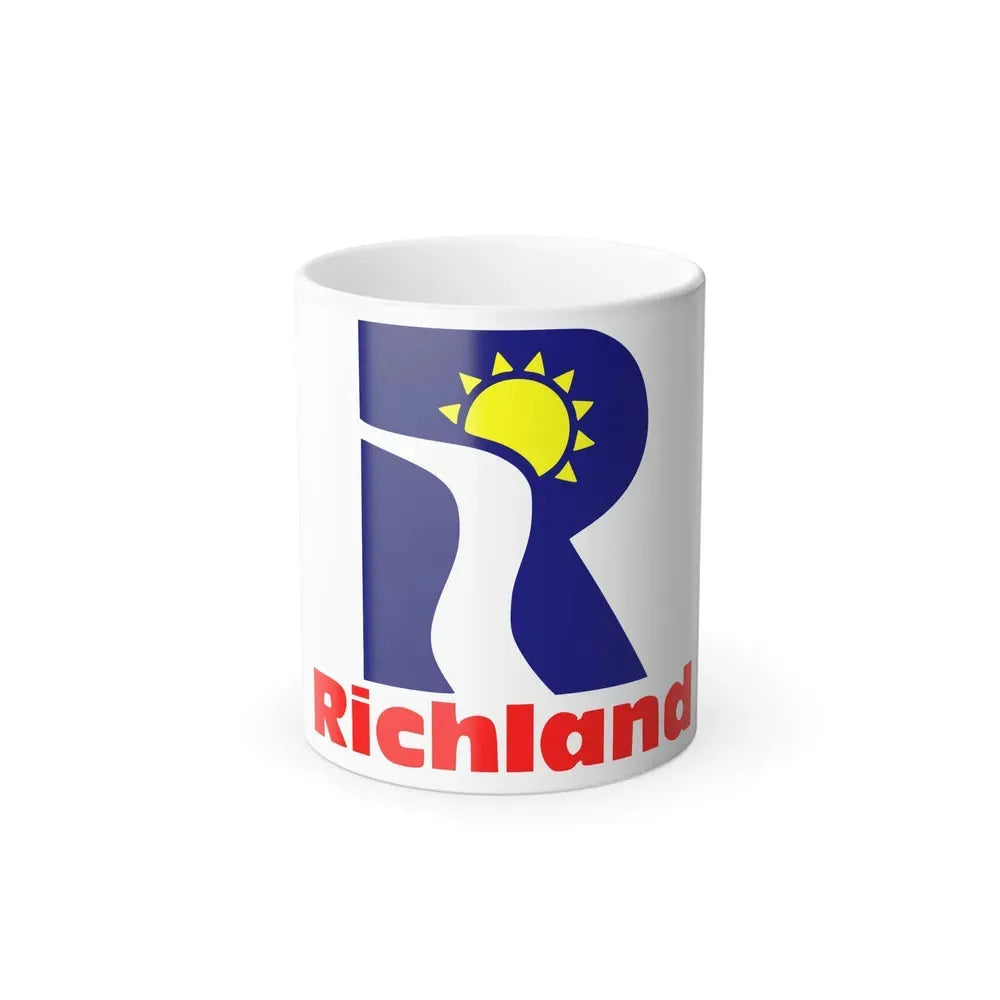 Flag of Richland, Washington - Color Changing Coffee Mug 11oz - Go Mug Yourself