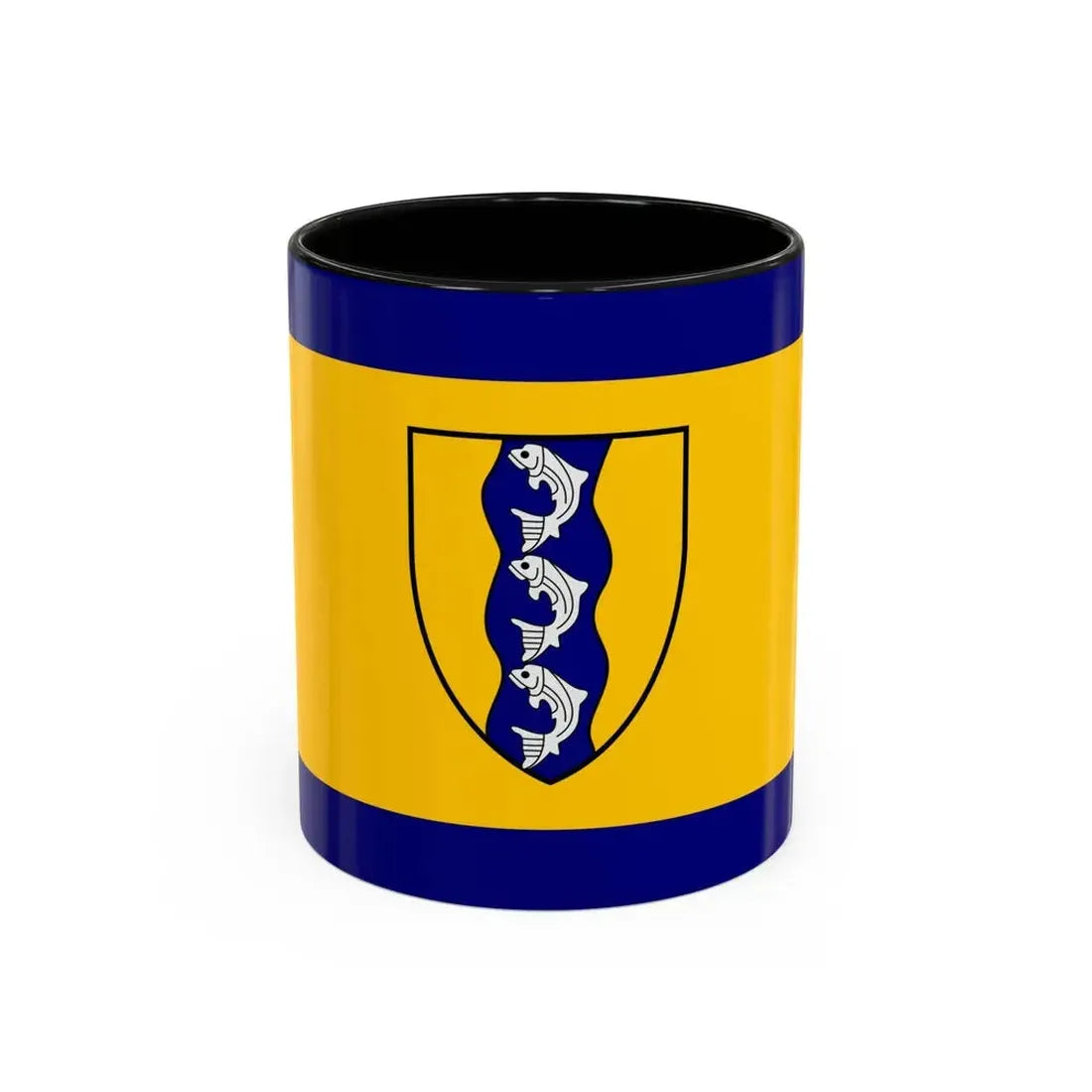 Flag of Richmond British Columbia Canada - Accent Coffee Mug 11oz Black - Go Mug Yourself