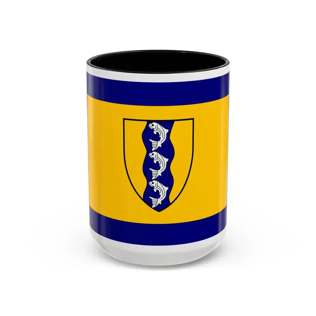 Flag of Richmond British Columbia Canada - Accent Coffee Mug 15oz Black - Go Mug Yourself