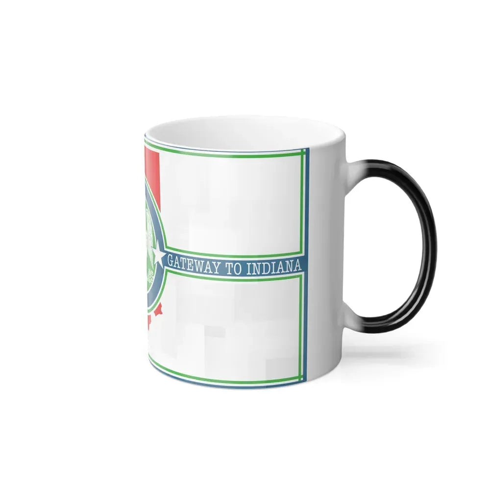 Flag of Richmond, Indiana - Color Changing Coffee Mug - Go Mug Yourself