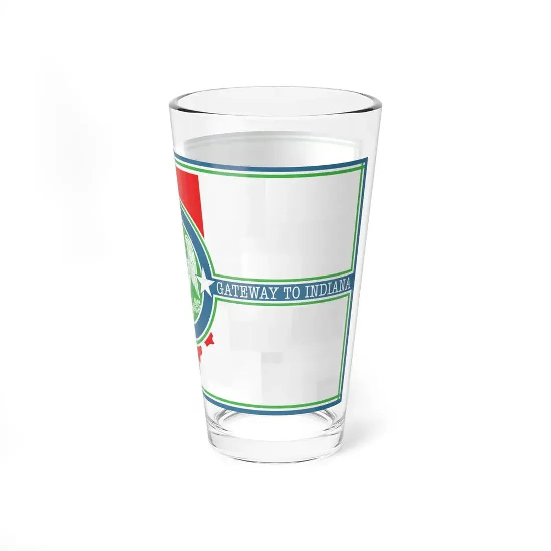 Flag of Richmond, Indiana - Pint Glass 16oz - Go Mug Yourself