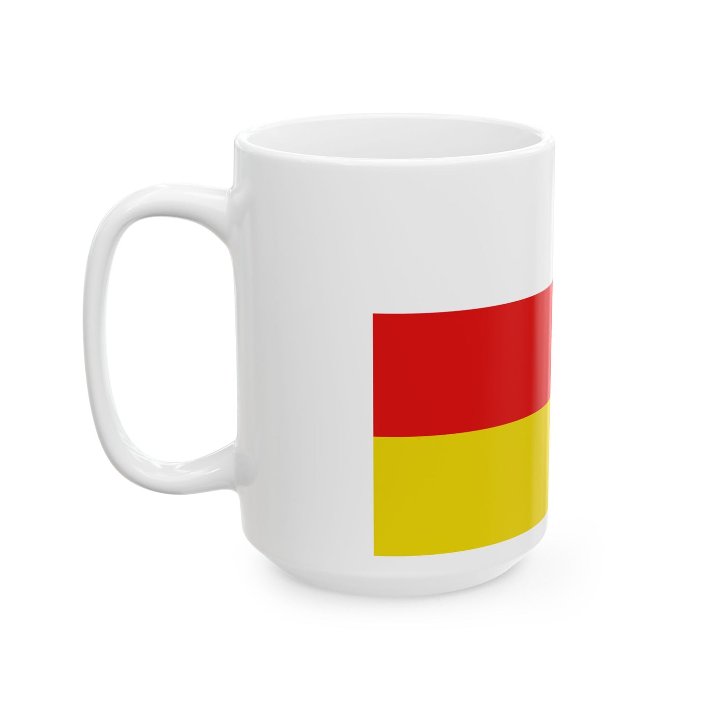 Flag of Riemst (Belgium) White Coffee Mug-Go Mug Yourself