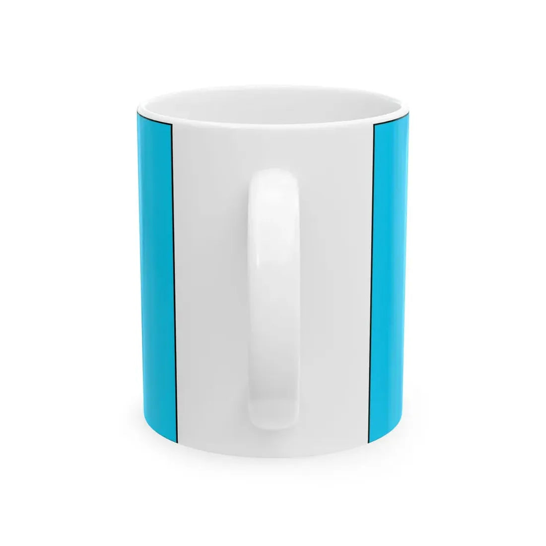 Flag of Rijeka (Croatia) White Coffee Mug - Go Mug Yourself