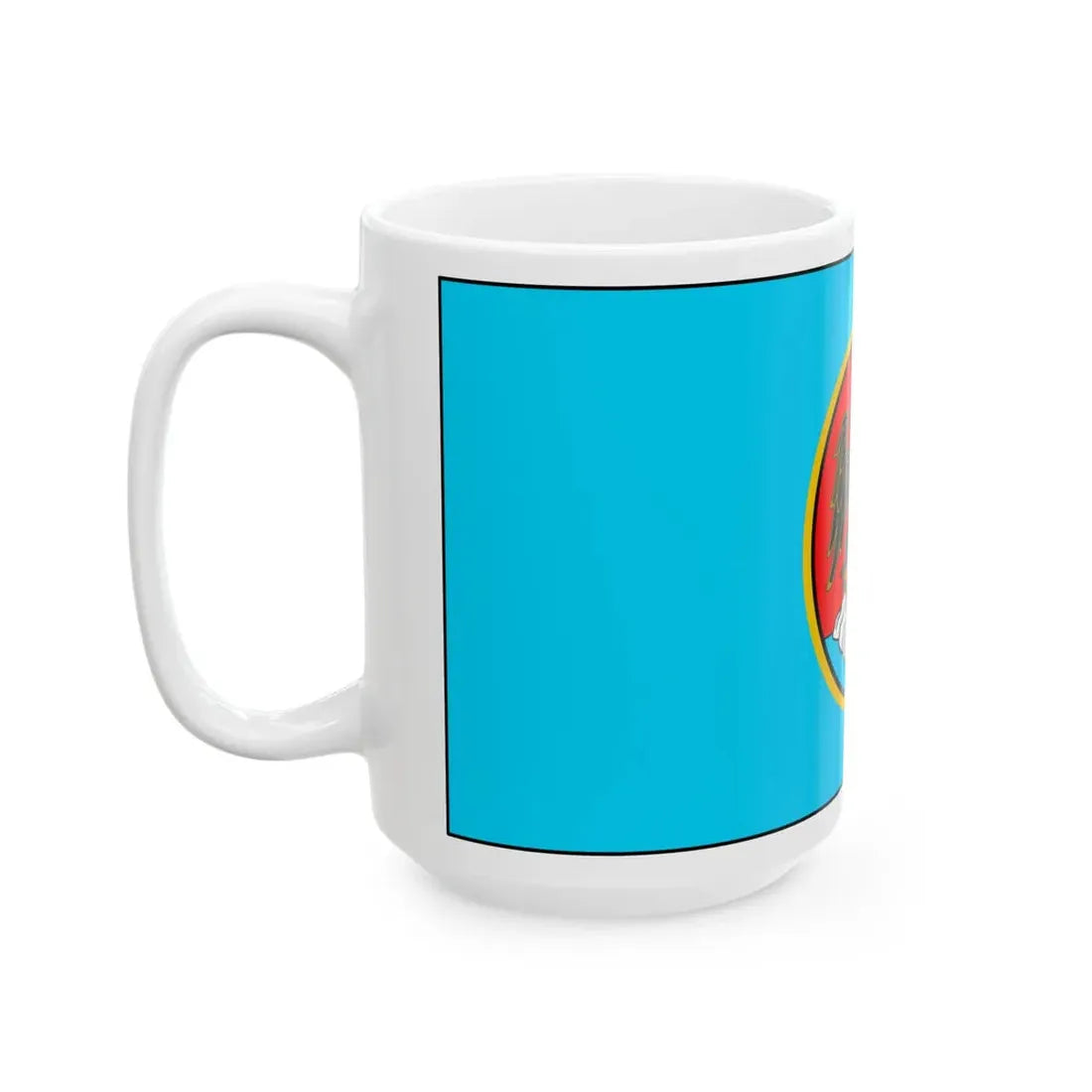 Flag of Rijeka (Croatia) White Coffee Mug - Go Mug Yourself
