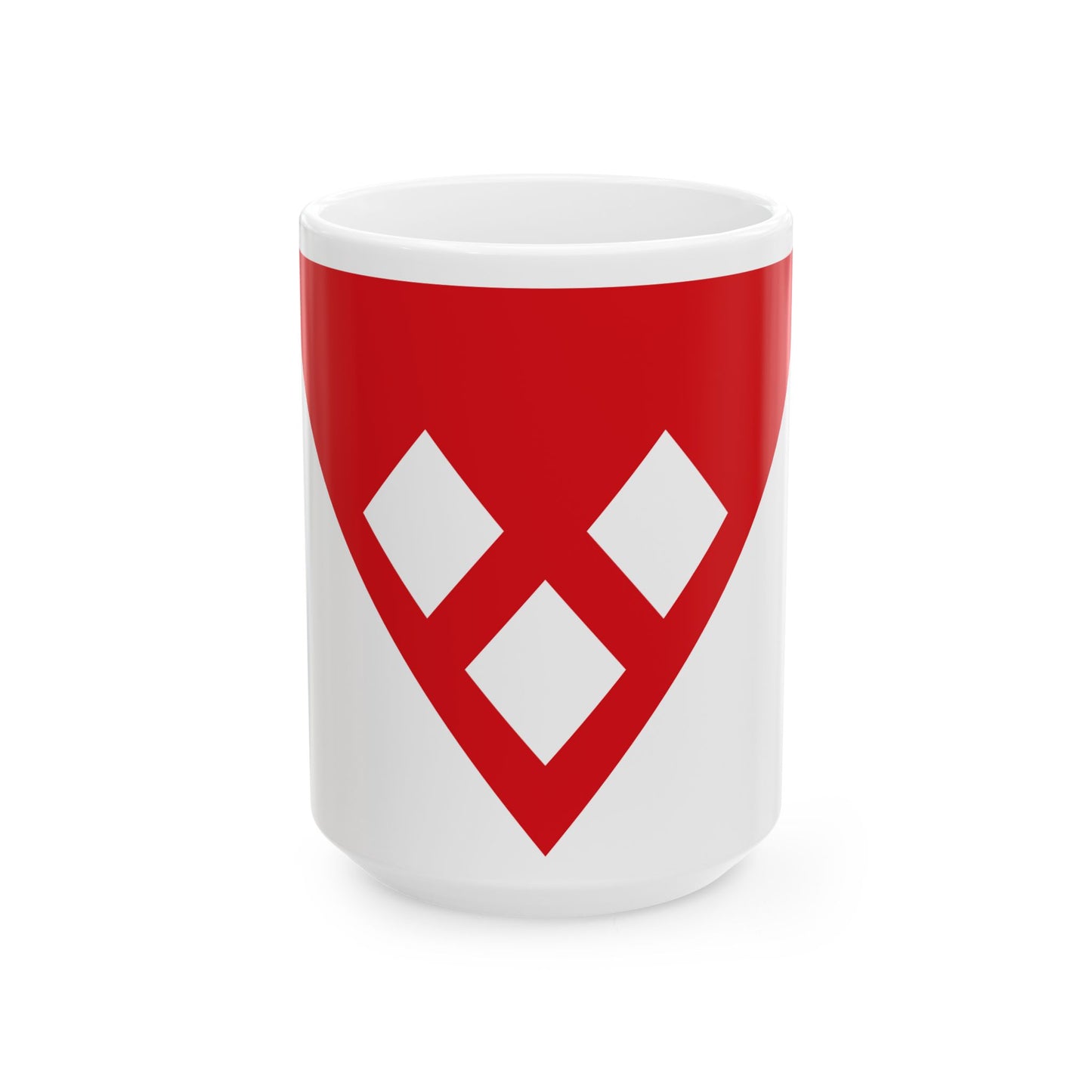 Flag of Rijkevorsel (Belgium) White Coffee Mug-15oz-Go Mug Yourself
