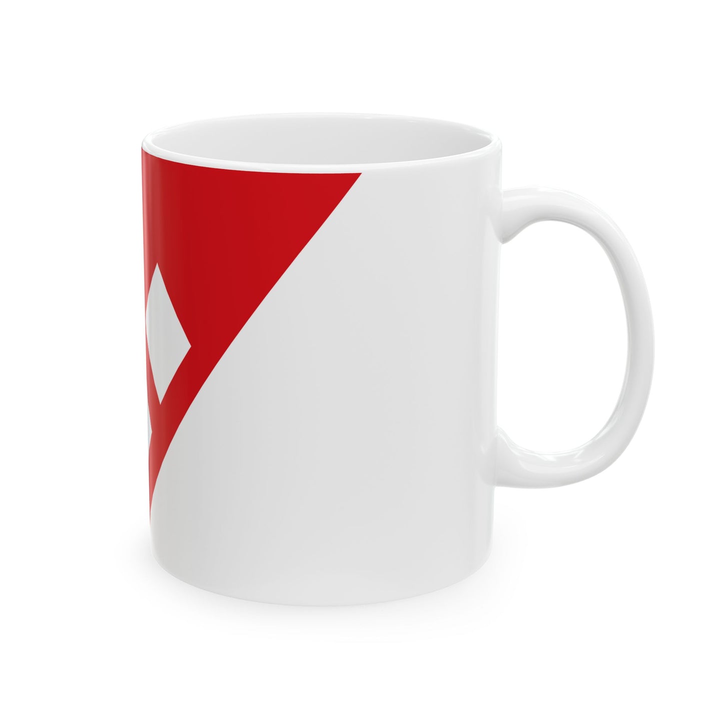 Flag of Rijkevorsel (Belgium) White Coffee Mug-Go Mug Yourself