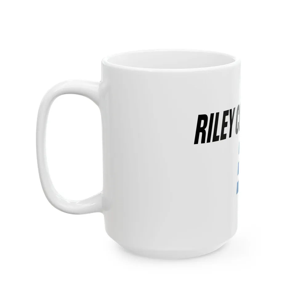 Flag of Riley County Kansas (United States) White Coffee Mug - Go Mug Yourself