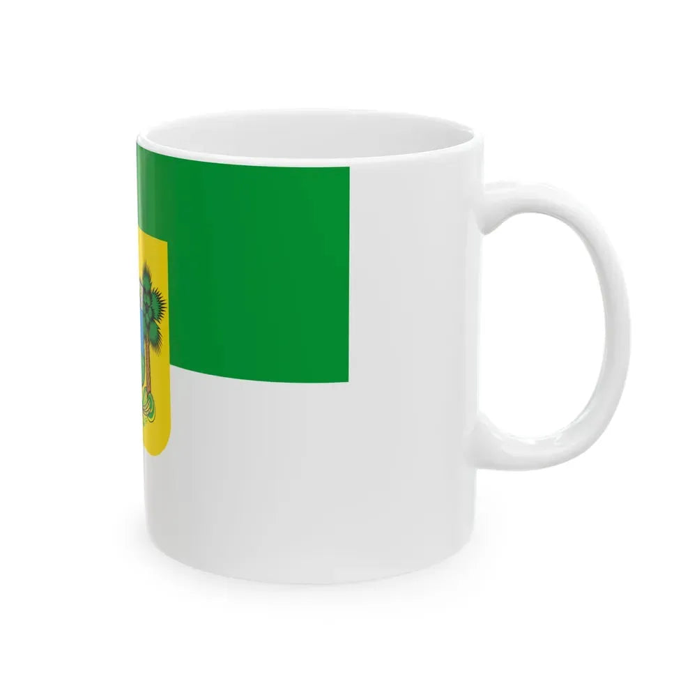 Flag of Rio Grande do Norte Brazil - White Coffee Mug - Go Mug Yourself