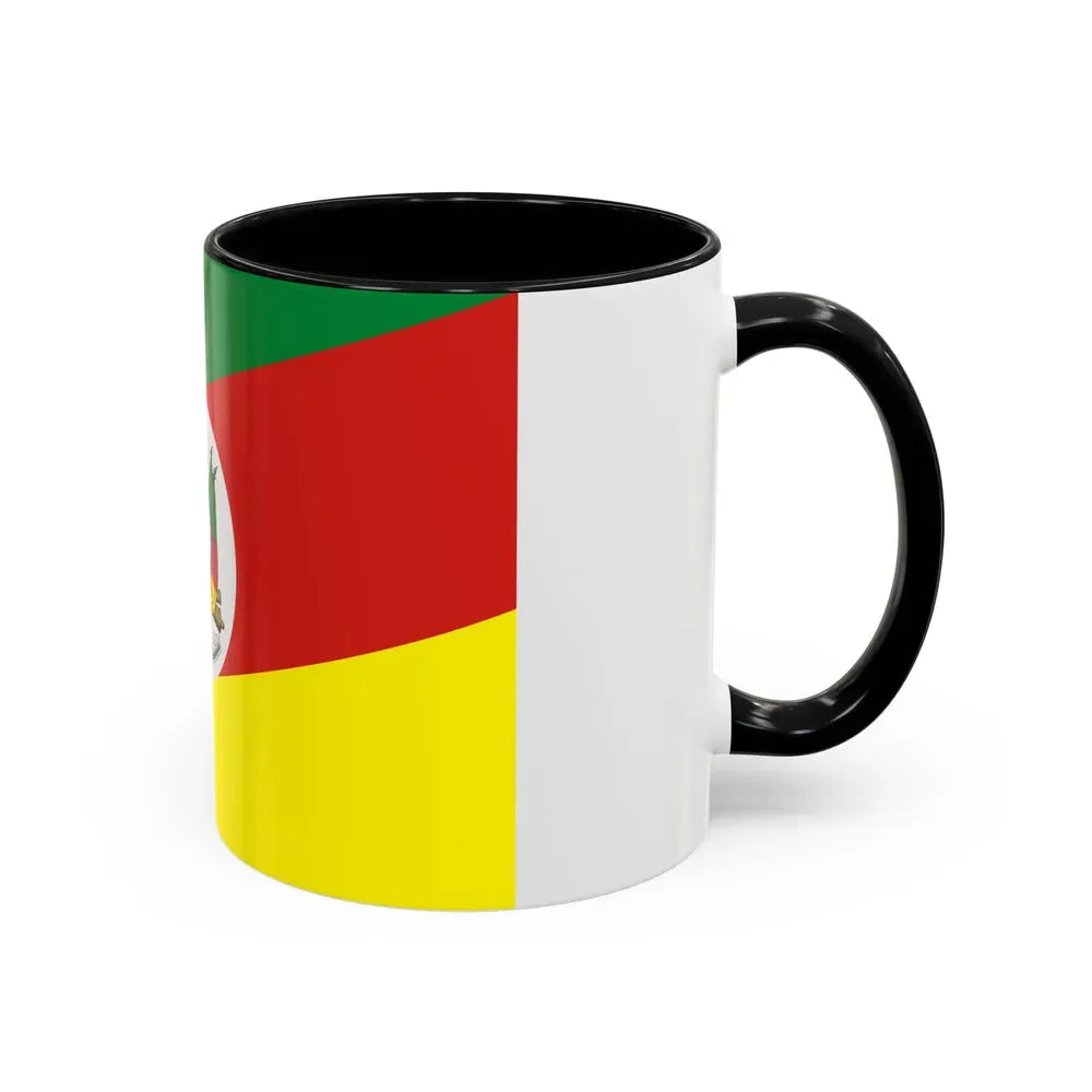 Flag of Rio Grande do Sul Brazil - Accent Coffee Mug - Go Mug Yourself