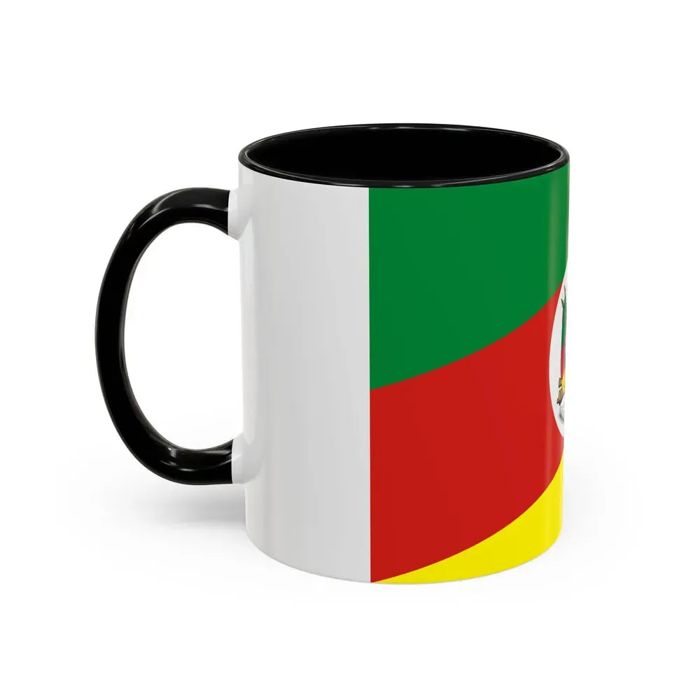 Flag of Rio Grande do Sul Brazil - Accent Coffee Mug - Go Mug Yourself