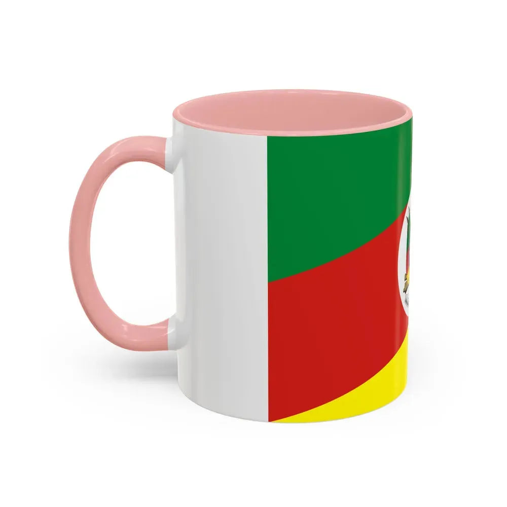 Flag of Rio Grande do Sul Brazil - Accent Coffee Mug - Go Mug Yourself