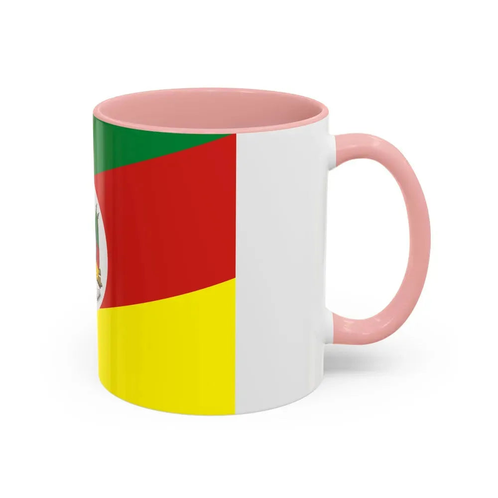 Flag of Rio Grande do Sul Brazil - Accent Coffee Mug - Go Mug Yourself