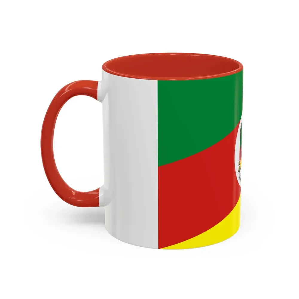 Flag of Rio Grande do Sul Brazil - Accent Coffee Mug - Go Mug Yourself