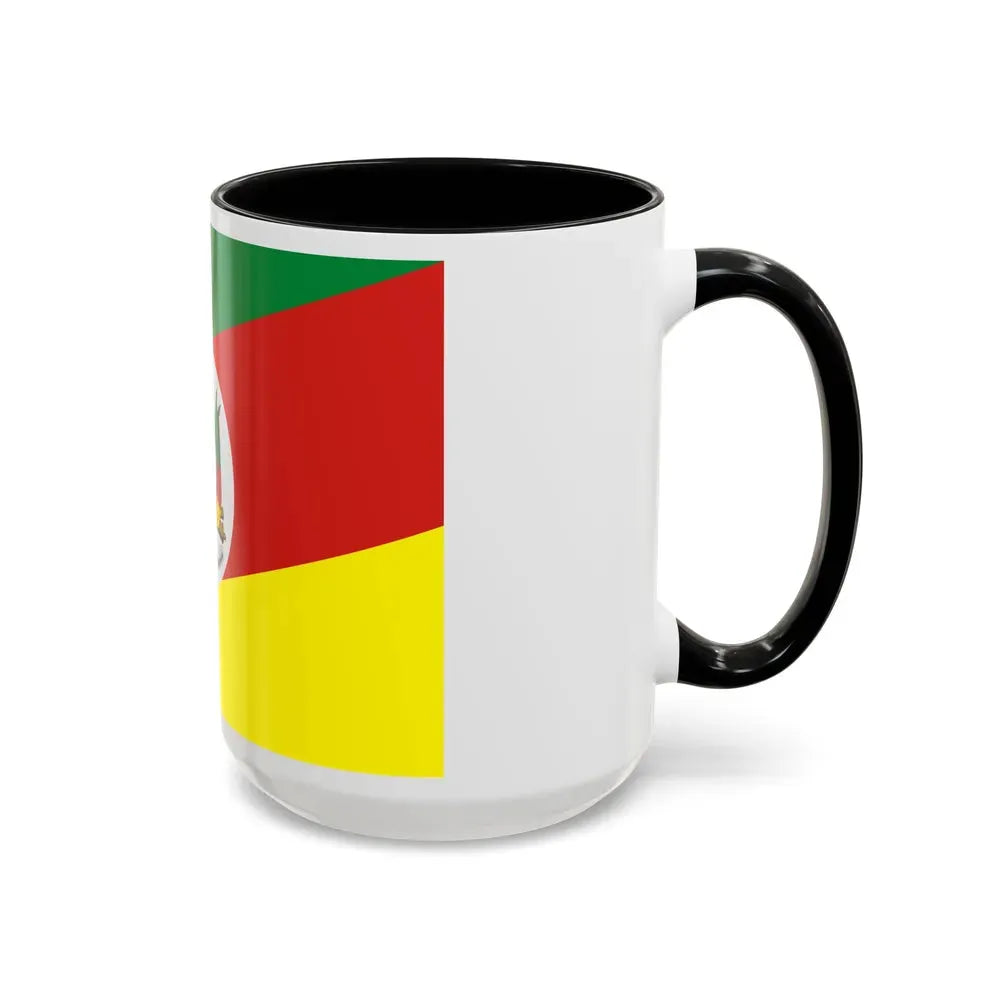 Flag of Rio Grande do Sul Brazil - Accent Coffee Mug - Go Mug Yourself