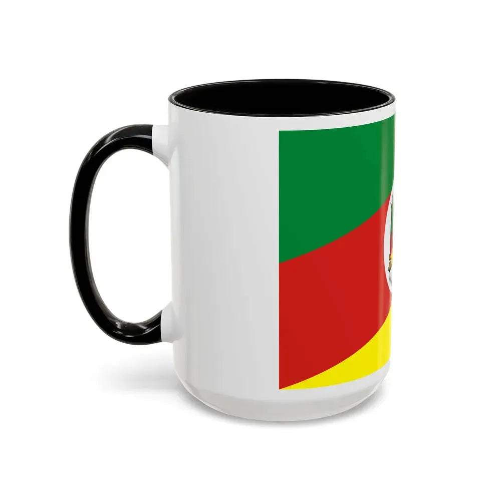 Flag of Rio Grande do Sul Brazil - Accent Coffee Mug - Go Mug Yourself