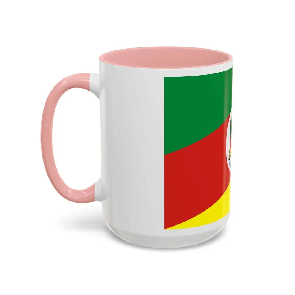 Flag of Rio Grande do Sul Brazil - Accent Coffee Mug - Go Mug Yourself