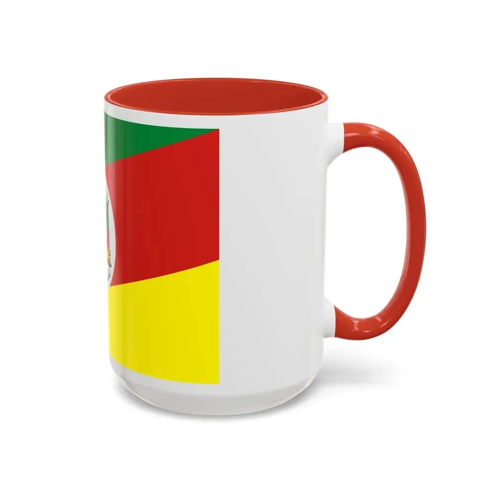 Flag of Rio Grande do Sul Brazil - Accent Coffee Mug - Go Mug Yourself
