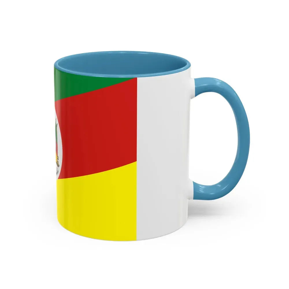 Flag of Rio Grande do Sul Brazil - Accent Coffee Mug - Go Mug Yourself