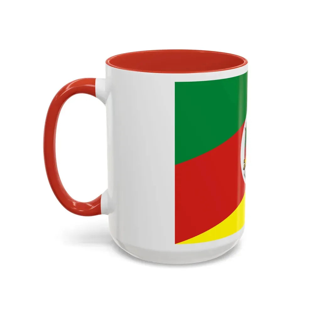Flag of Rio Grande do Sul Brazil - Accent Coffee Mug - Go Mug Yourself