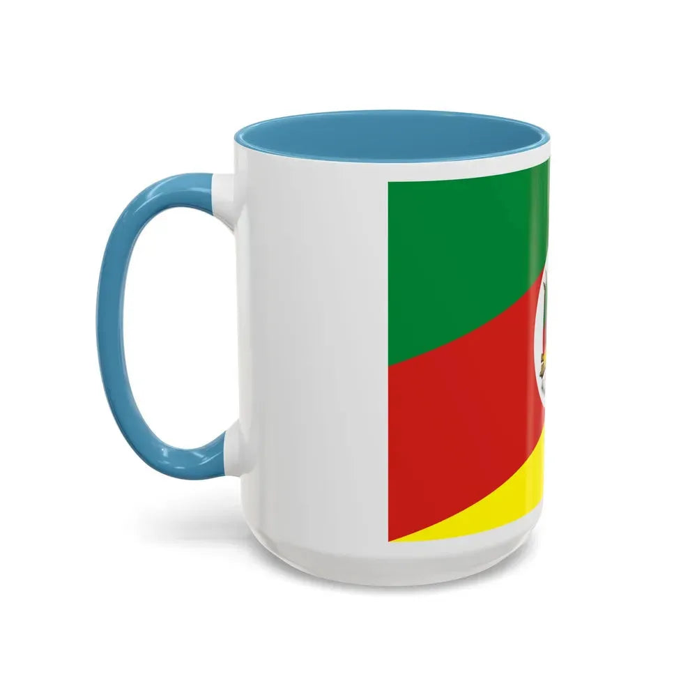 Flag of Rio Grande do Sul Brazil - Accent Coffee Mug - Go Mug Yourself