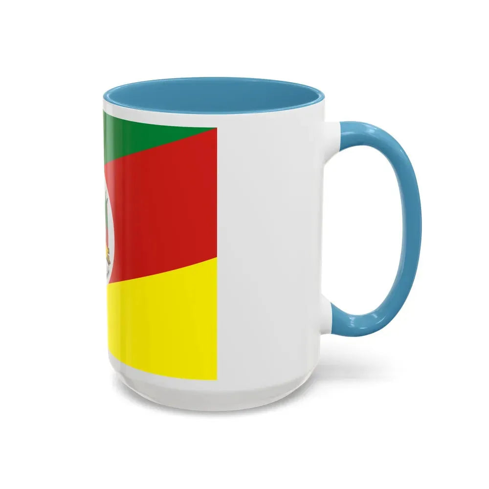Flag of Rio Grande do Sul Brazil - Accent Coffee Mug - Go Mug Yourself