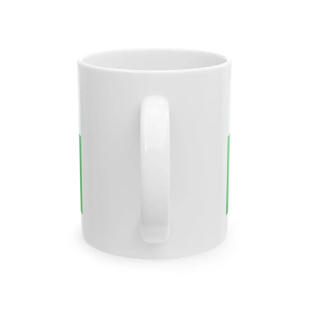 Flag of Rio Grande Ohio (United States) White Coffee Mug - Go Mug Yourself