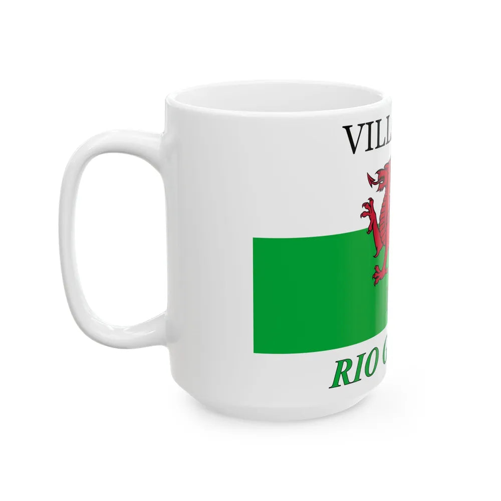 Flag of Rio Grande Ohio (United States) White Coffee Mug - Go Mug Yourself