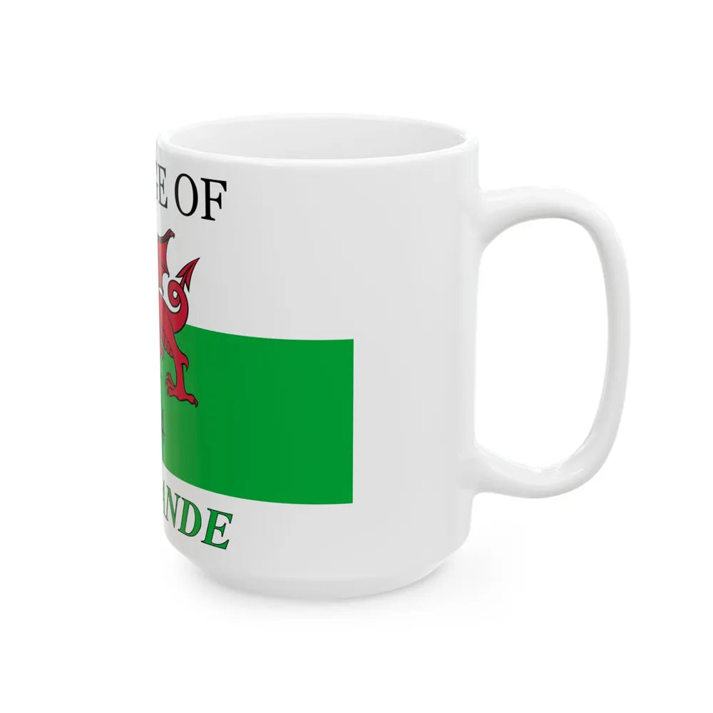 Flag of Rio Grande Ohio (United States) White Coffee Mug - Go Mug Yourself