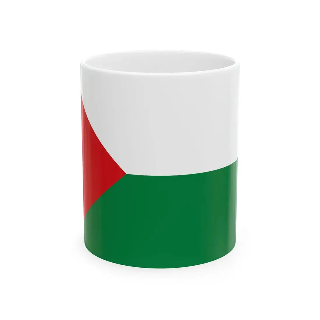 Flag of Rioverde (Ecuador) White Coffee Mug 11oz - Go Mug Yourself