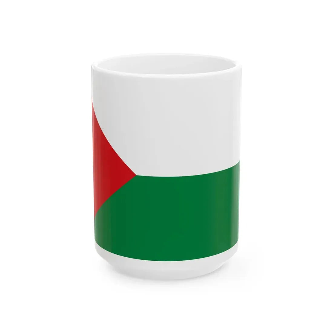 Flag of Rioverde (Ecuador) White Coffee Mug 15oz - Go Mug Yourself
