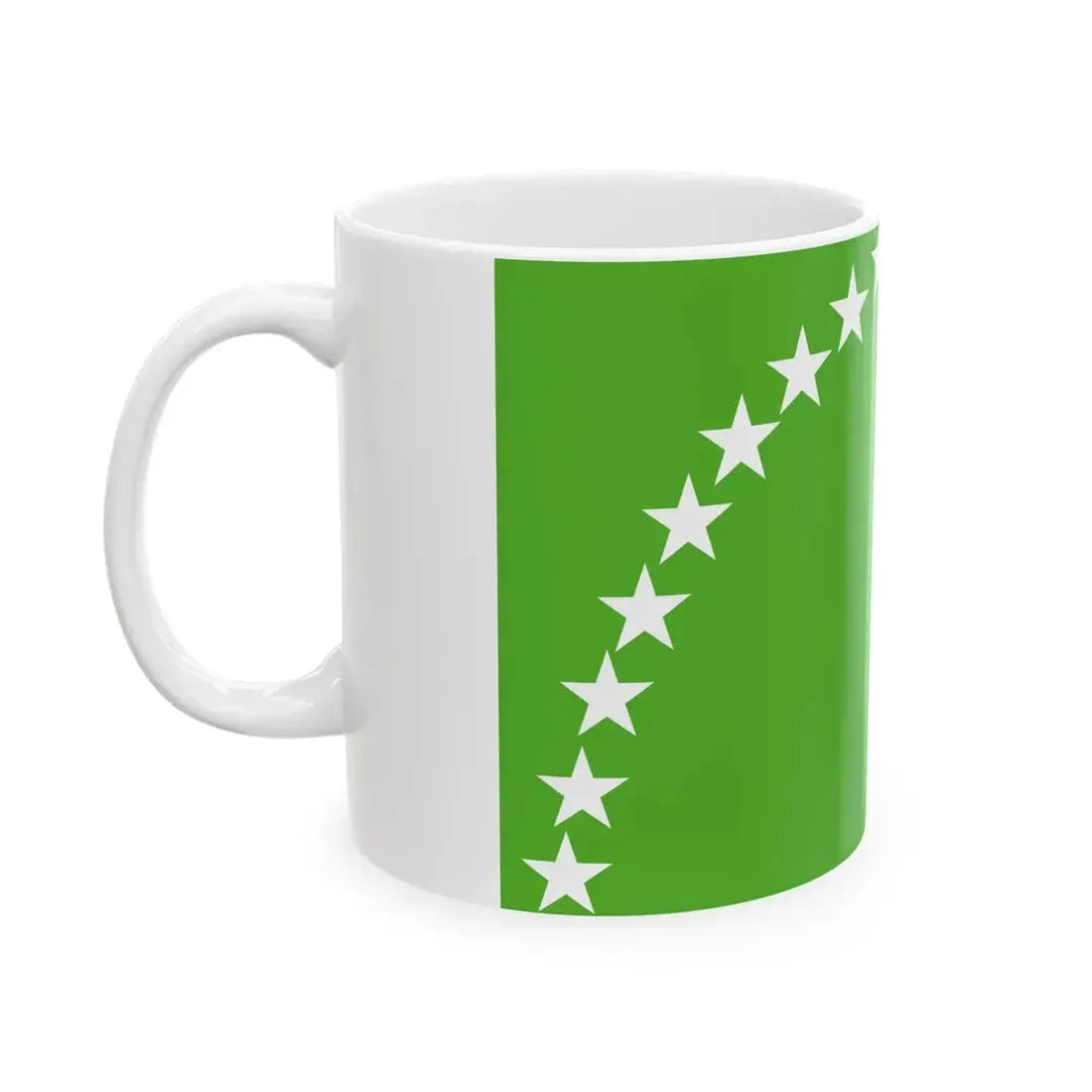 Flag of Risaralda Department (Colombia) White Coffee Mug - Go Mug Yourself