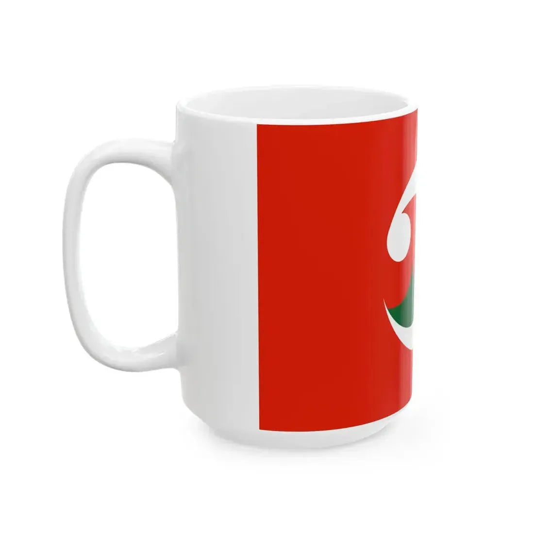 Flag of Rishiri Hokkaido (Japan) White Coffee Mug - Go Mug Yourself