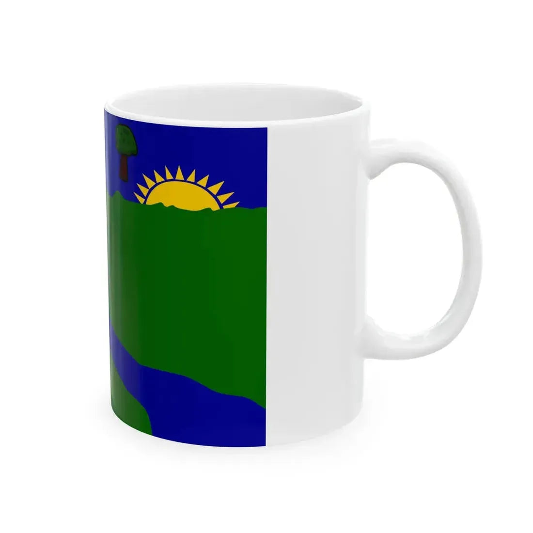 Flag of River Gee County (Liberia) White Coffee Mug - Go Mug Yourself