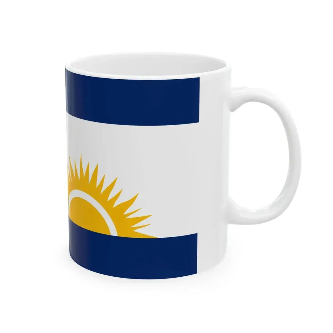 Flag of Rivercess County (Liberia) White Coffee Mug - Go Mug Yourself