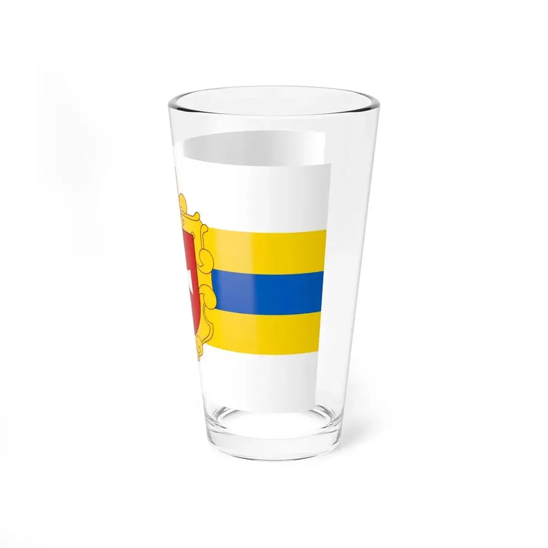 Flag of Rivne Oblast Ukraine - Pint Glass 16oz - Go Mug Yourself
