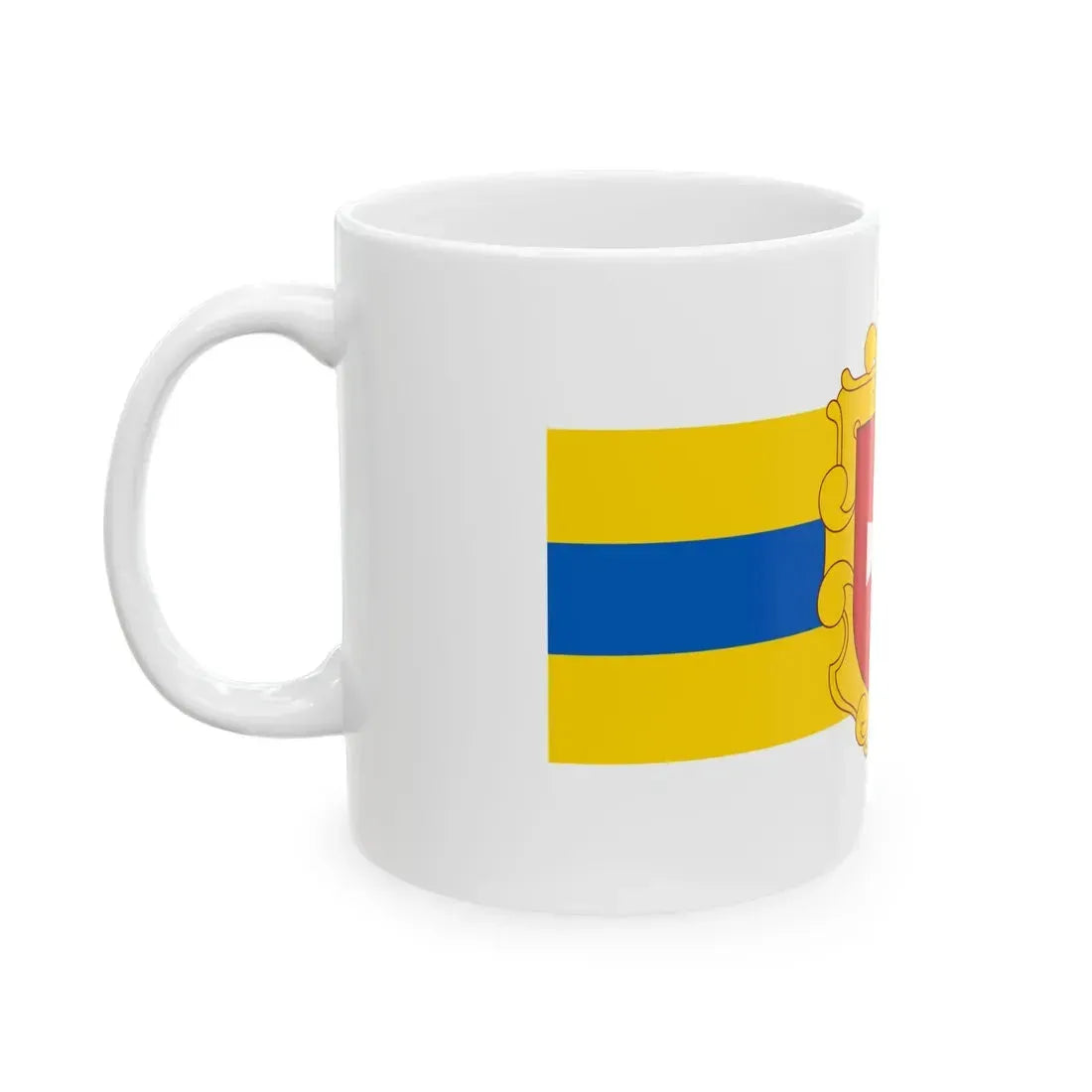 Flag of Rivne Oblast (Ukraine) White Coffee Mug - Go Mug Yourself
