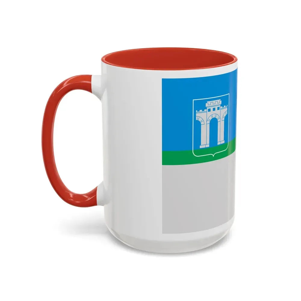 Flag of Rivne Ukraine - Accent Coffee Mug - Go Mug Yourself
