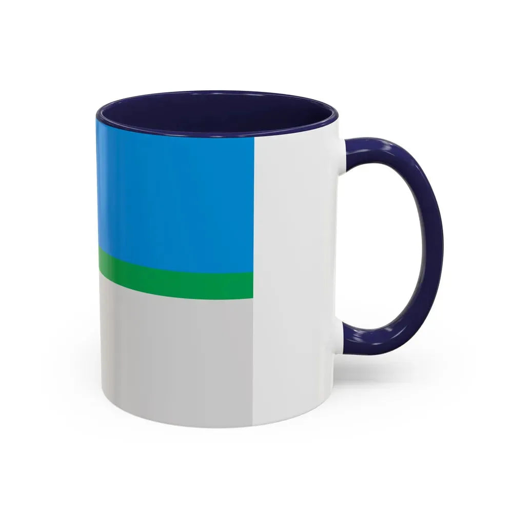 Flag of Rivne Ukraine - Accent Coffee Mug - Go Mug Yourself