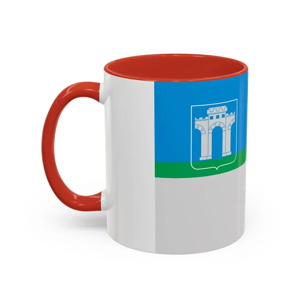 Flag of Rivne Ukraine - Accent Coffee Mug - Go Mug Yourself