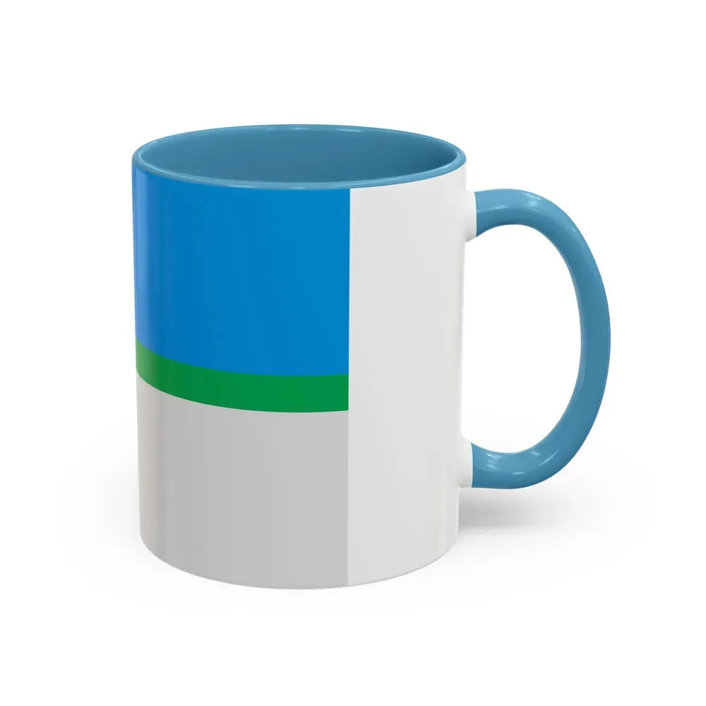 Flag of Rivne Ukraine - Accent Coffee Mug - Go Mug Yourself
