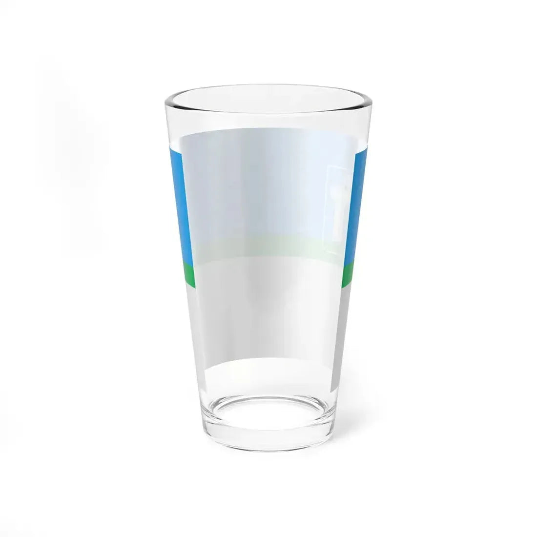 Flag of Rivne Ukraine - Pint Glass 16oz - Go Mug Yourself