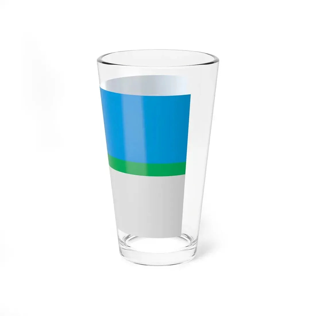 Flag of Rivne Ukraine - Pint Glass 16oz - Go Mug Yourself