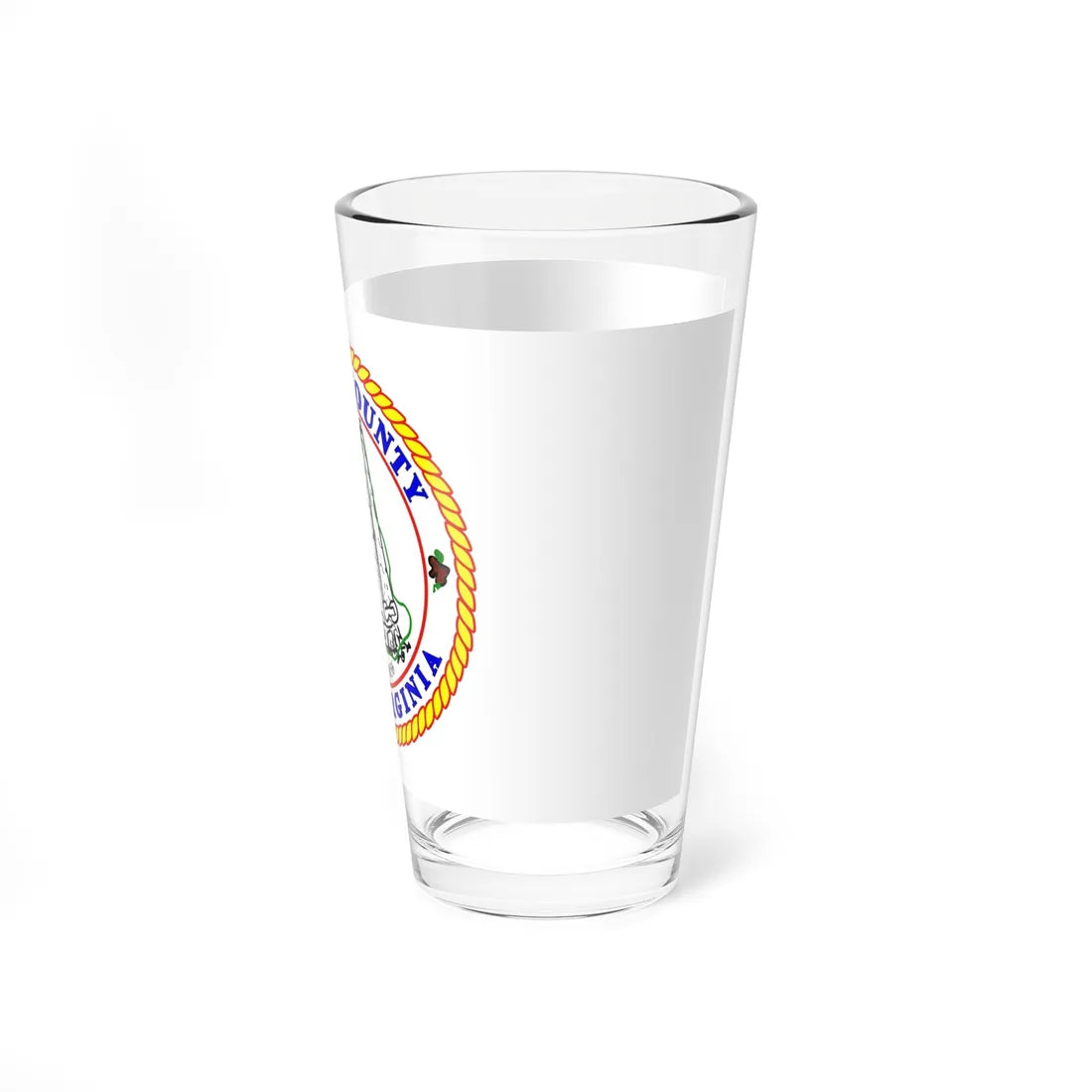 Flag of Roane County West Virginia (United States) Pint Glass 16oz - Go Mug Yourself