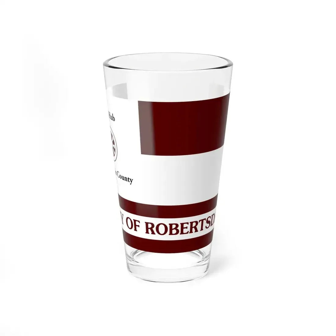 Flag of Robertsdale Alabama (United States) Pint Glass 16oz 16oz - Go Mug Yourself