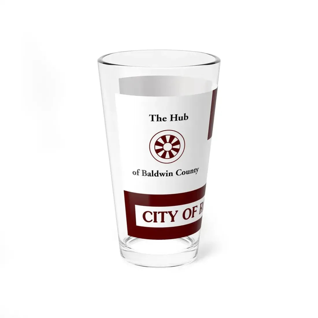 Flag of Robertsdale Alabama (United States) Pint Glass 16oz - Go Mug Yourself