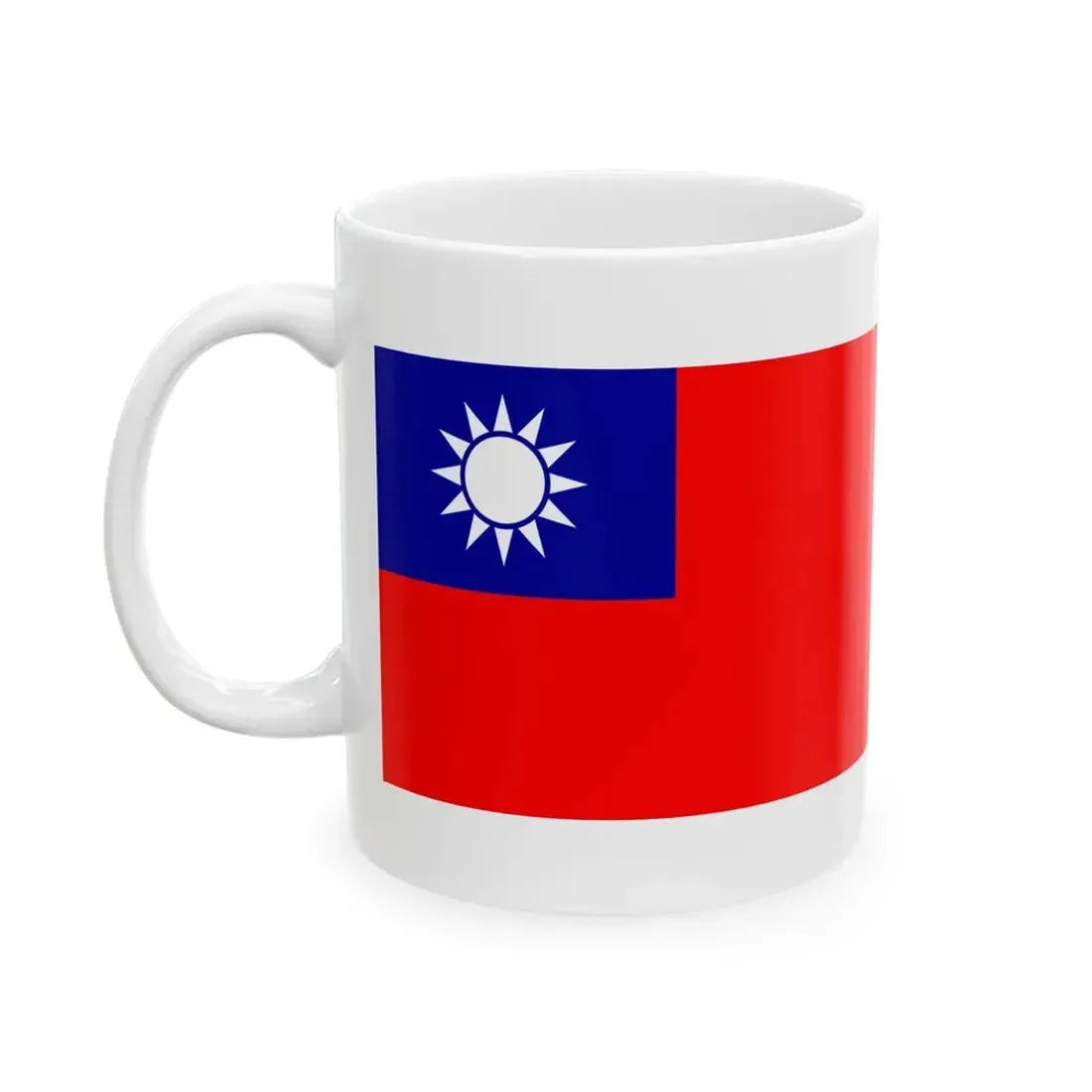 Flag of ROC and PRC (China) White Coffee Mug - Go Mug Yourself